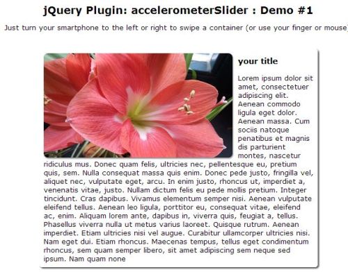 40個優秀的jQuery插件分享