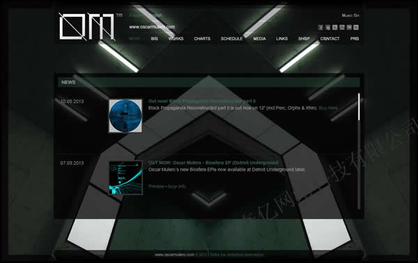 音樂網站案例-奇億www.studstu.com