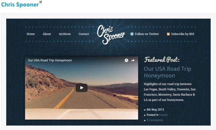 八個不同網站建設風格的個人網站案例