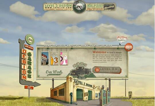 10個創意復古風網站建設賞析