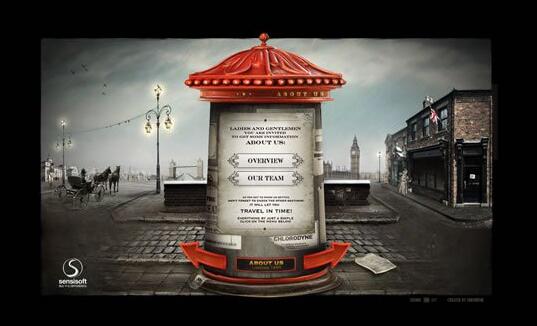 10個創意復古風網站建設賞析